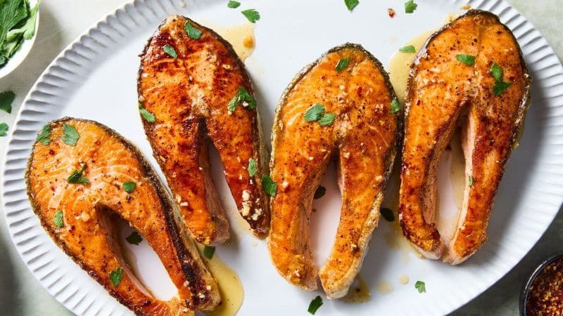 Steak & Salmon