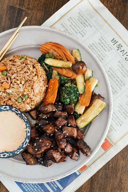 T-Bone Steak Hibachi Single