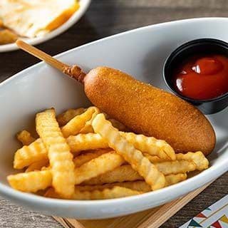 Corn Dog & Fries (2 pcs)