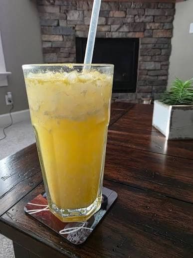 Passion fruit soda pop