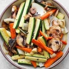 Vegetable Hibachi Single